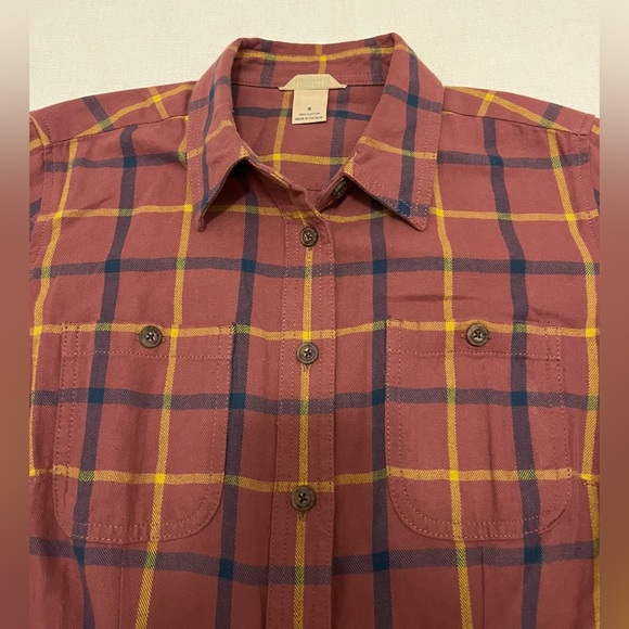 Duluth Trading Free Swingin’ Flannel Women’s Small - Picture 7 of 10